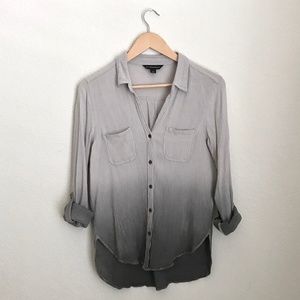 Rock & Republic Ombré Rayon Button Down Shirt